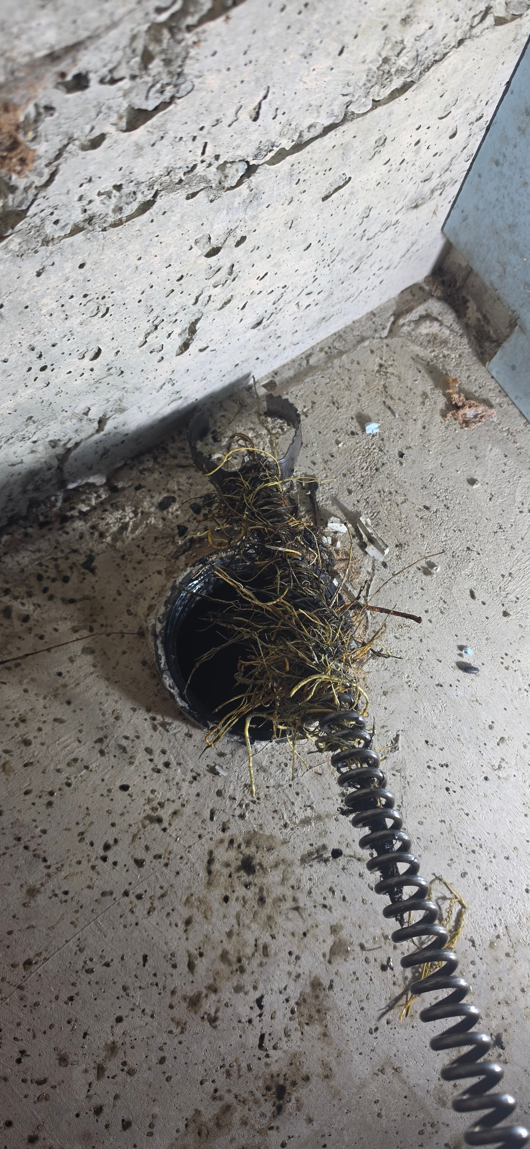Plumbing installation detail