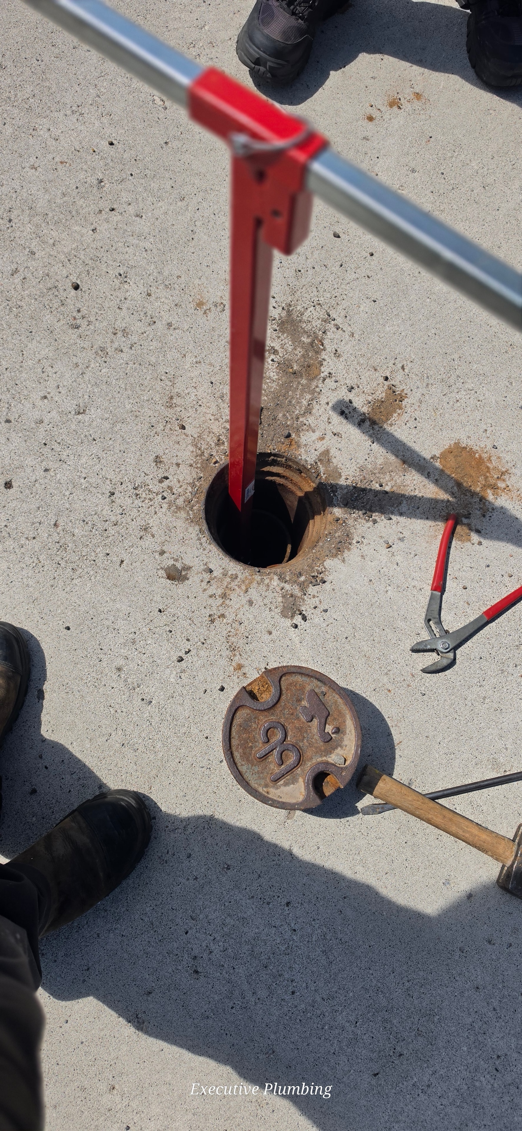 Commercial drain access